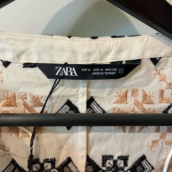 Zara Aztec open top size medium NWOT - Picture 2 of 3